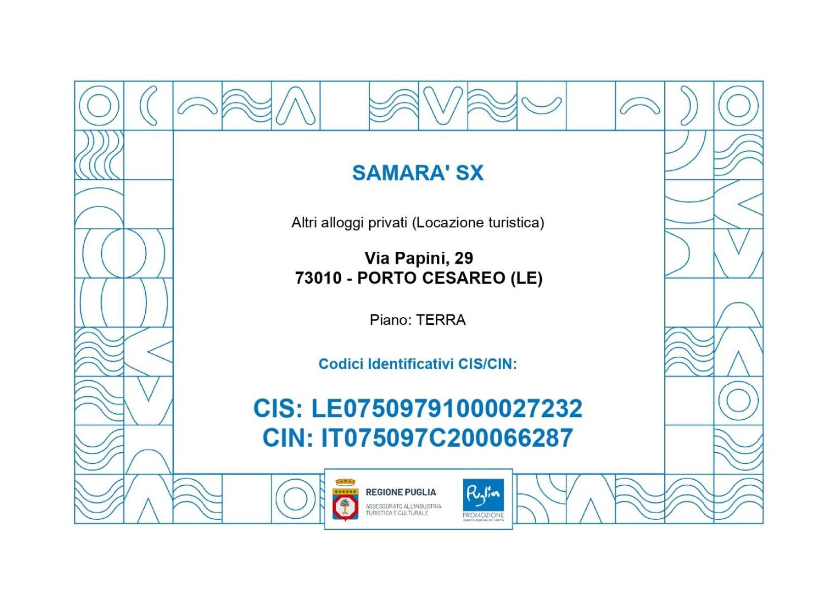 Samara Sx Vila Porto Cesareo Exterior foto